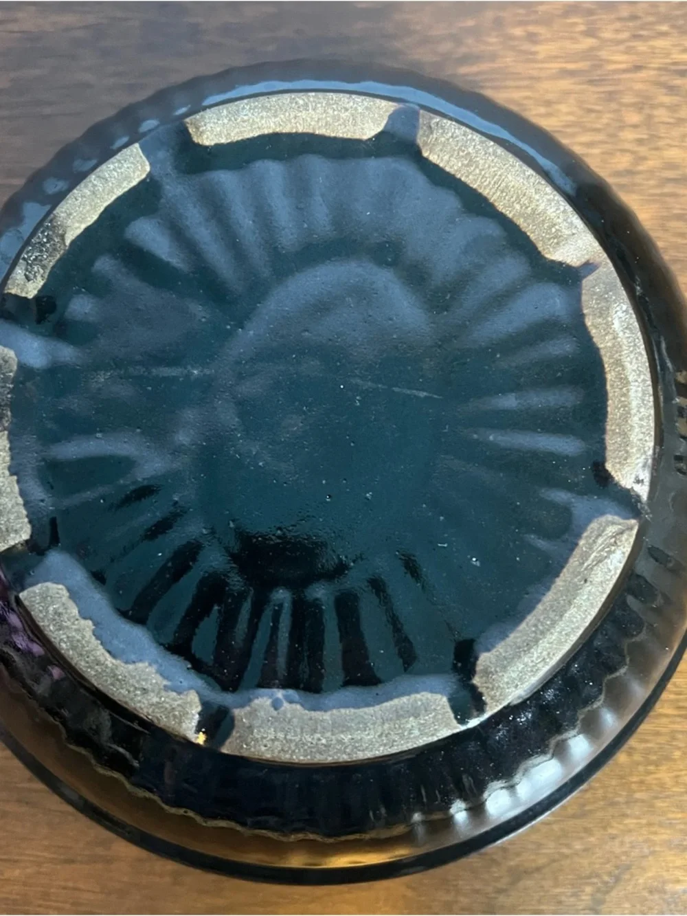 Vintage Korean Ttukbaegi Black Glazed Earthenware Lidded Stew Pot‎ 70s 80s
